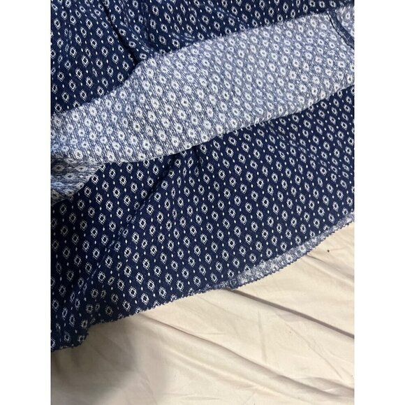 Time And Tru Blue Spaghetti Strap Dress S (4-6) Beachy Boho vacation Resort Crui - Picture 8 of 10